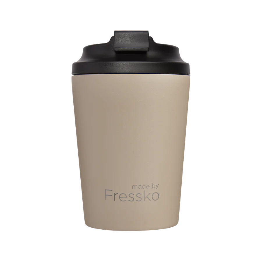 Fressko Camino Cup 12oz - Leaping Goat Custom Design (Oat)