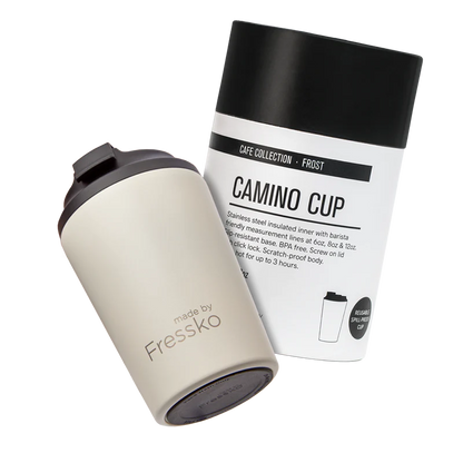 Fressko Camino Cup 12oz - Leaping Goat Custom Design (Frost)