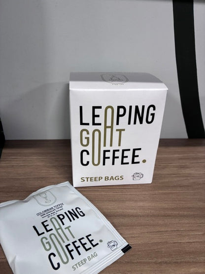 Coffee Steep Bags 10 Pack- Colombian Toffee