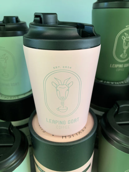 Fressko Bino Cup 8oz - Leaping Goat Custom Design (Floss)